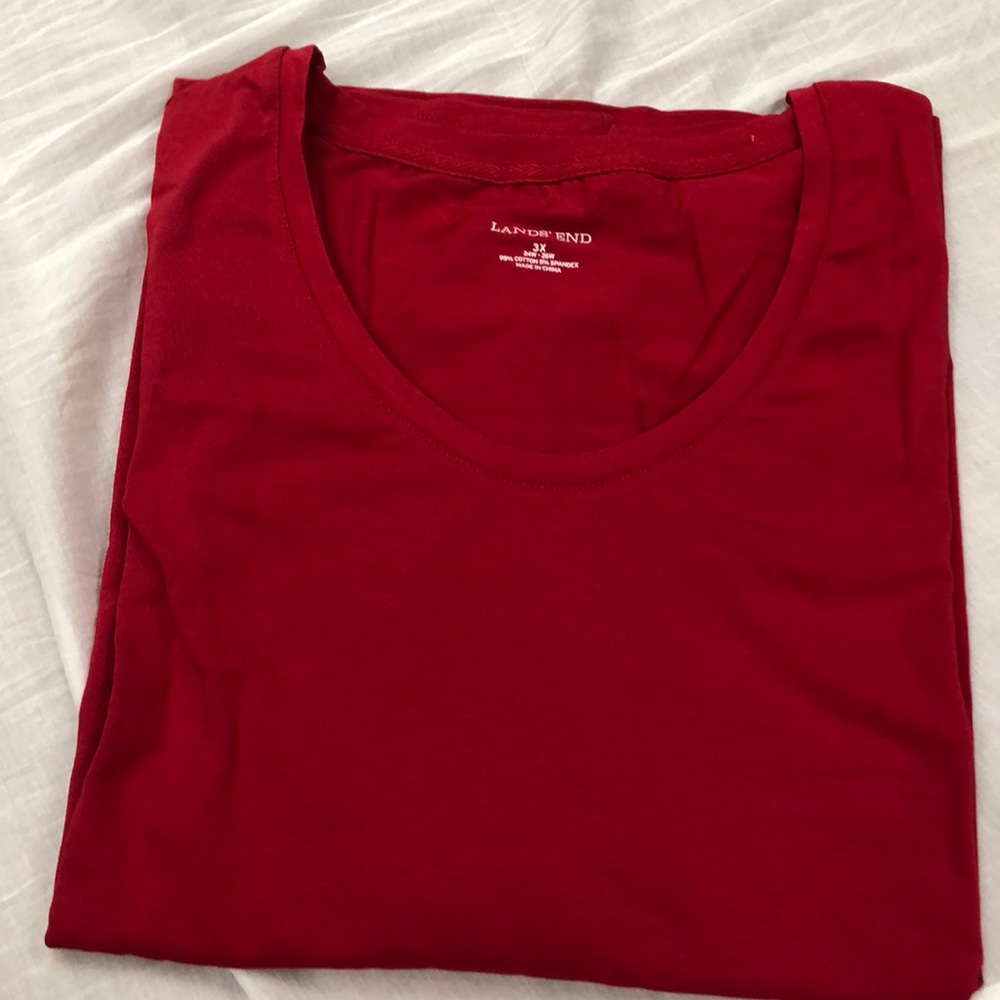 Red long sleeve shirt